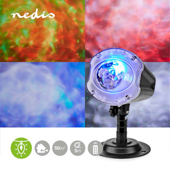 CLPR3 Decoratieve verlichting | led- en laserprojector | kleurrijke led en groene laser | binnen & buiten  Product foto