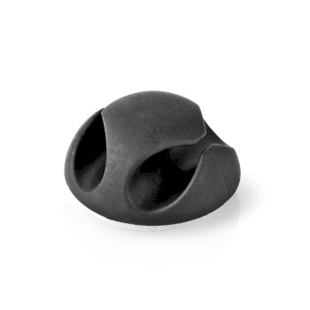CMGC20026BK Kabelmanagement | kabelclip | click & go | 6 stuks | aantal sleuven: 2 sleuven | maximale kabeldikte Product foto