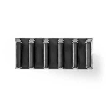 CMGC21052BK Kabelmanagement | kabelclip | click & go | 2 stuks | aantal sleuven: 5 sleuven | maximale kabeldikte Product foto