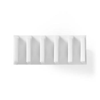 CMGC21052WT Kabelmanagement | kabelclip | click & go | 2 stuks | aantal sleuven: 5 sleuven | maximale kabeldikte Product foto