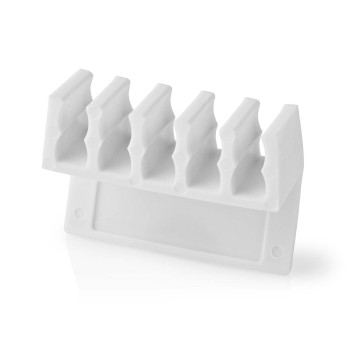 CMGC21052WT Kabelmanagement | kabelclip | click & go | 2 stuks | aantal sleuven: 5 sleuven | maximale kabeldikte Product foto