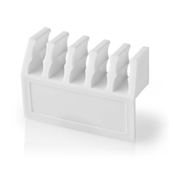 CMGC21052WT Kabelmanagement | kabelclip | click & go | 2 stuks | aantal sleuven: 5 sleuven | maximale kabeldikte Product foto