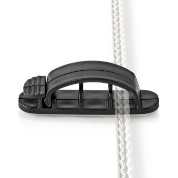 CMGC22033BK Kabelmanagement | kabelclip | vergrendeld | 3 stuks | aantal sleuven: 3 sleuven | maximale kabeldikt Product foto