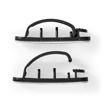 CMGC22033BK Kabelmanagement | kabelclip | vergrendeld | 3 stuks | aantal sleuven: 3 sleuven | maximale kabeldikt Product foto