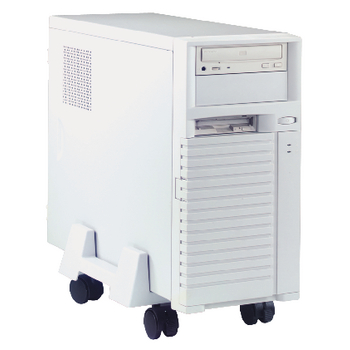 CMP-CASESTAND1 Desktopstandaard universele kunststof / metaal wit