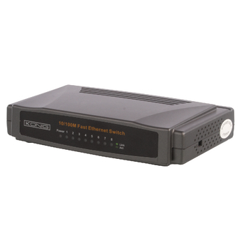 CMP-EHUB24 König 8 poort ethernet switch Product foto