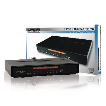 CMP-EHUB25 8-poorts ethernet switch 10/100 mbps