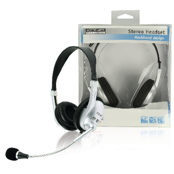 CMP-HEADSET110 Headset on-ear 2x 3.5 mm geen ingebouwde microfoon zwart