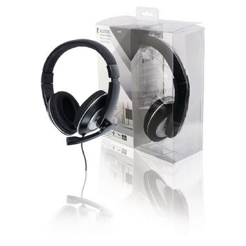 CMP-HEADSET130 Headset over-ear 2x 3.5 mm ingebouwde microfoon zwart Verpakking foto