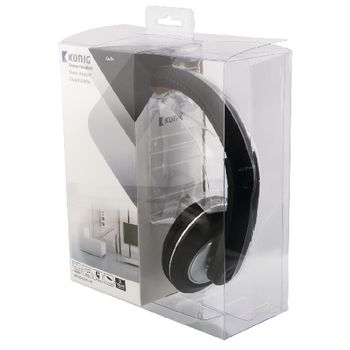 CMP-HEADSET130 Headset over-ear 2x 3.5 mm ingebouwde microfoon zwart Verpakking foto