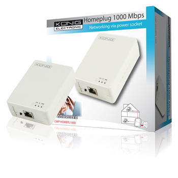 CMP-HOMEPL1000 Homeplug wit 1000 mbps