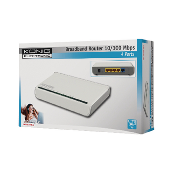 CMP-ROUTER13 4-poorts breedbandrouter  Verpakking foto