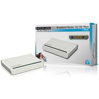 CMP-ROUTER13 4-poorts breedbandrouter 