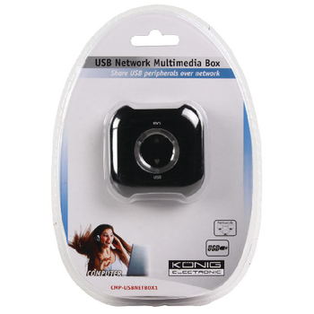 CMP-USBNETBOX1 König usb netwerk multimedia box Verpakking foto