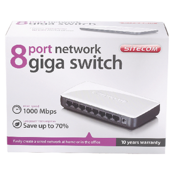 CMPSC-LN121 Netwerk schakelaar gigabit 8 poorten Verpakking foto