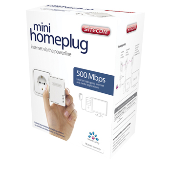 CMPSC-LN520 Mini homeplug 500 mbps Verpakking foto