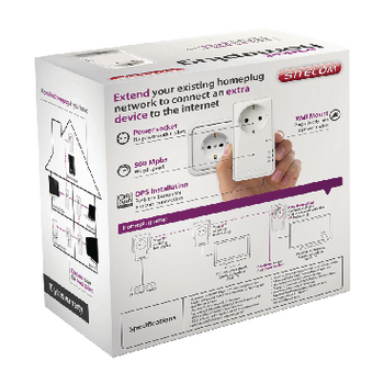 CMPSC-LN552 Socket homeplug 500 mbps Verpakking foto