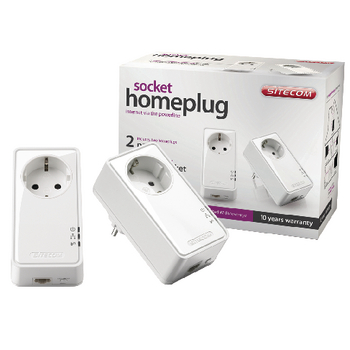 CMPSC-LN553 Powerline adapter 500 mbps pass-through stopcontact starterskit