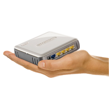 CMPSC-WL342 Sitecom wireless router 300n x3  In gebruik foto