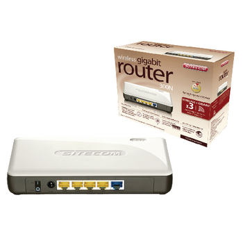 CMPSC-WL351 Sitecom draadloze gigabit router 300n x3 Verpakking foto