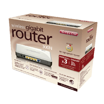 CMPSC-WL351 Sitecom draadloze gigabit router 300n x3 Verpakking foto