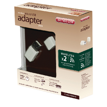 CMPSC-WL352 Sitecom draadloze micro usb adapter 300n x2 Verpakking foto