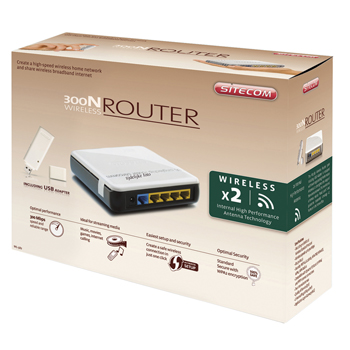 CMPSC-WL582 Sitecom 300n draadloze router Verpakking foto