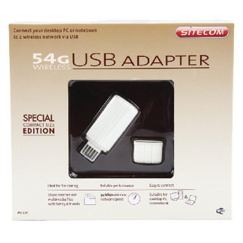 CMPSC-WL608 Sitecom draadloos usb adapter 54g-klein Verpakking foto
