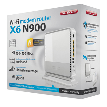 CMPSC-WLM6600 Wi-fi modem router x6 n900 Verpakking foto