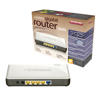 CMPSC-WLR5000 Wlr5000 draadloze gbit 2-band router 300n +sc security