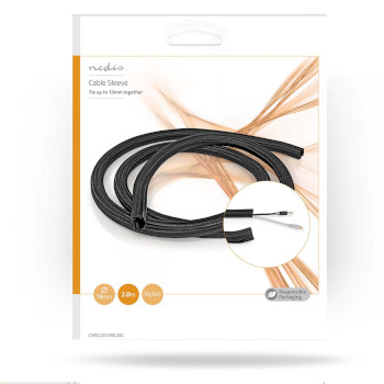 CMSL0015BK200 Kabelmanagement | sleeve | 1 stuks | maximale kabeldikte: 15 mm | nylon | zwart  foto