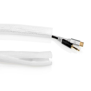 CMSL0015WT200 Kabelmanagement | sleeve | 1 stuks | maximale kabeldikte: 15 mm | nylon | wit Product foto
