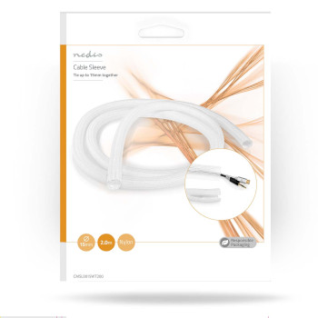 CMSL0015WT200 Kabelmanagement | sleeve | 1 stuks | maximale kabeldikte: 15 mm | nylon | wit  foto