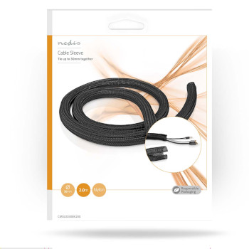 CMSL0030BK200 Kabelmanagement | sleeve | 1 stuks | maximale kabeldikte: 30 mm | nylon | zwart  foto