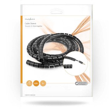 CMSW1316BK200 Kabelmanagement | spiraalvormige sleeve | 1 stuks | maximale kabeldikte: 16 mm | pe | zwart  foto