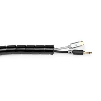CMSW1922BK200 Kabelmanagement | spiraalvormige sleeve | 1 stuks | maximale kabeldikte: 22 mm | pe | zwart Product foto