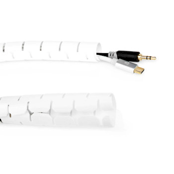 CMSW1922WT200 Kabelmanagement | spiraalvormige sleeve | 1 stuks | maximale kabeldikte: 22 mm | pe | wit Product foto