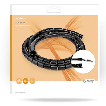 CMSW2832BK200 Kabelmanagement | spiraalvormige sleeve | 1 stuks | maximale kabeldikte: 32 mm | pe | zwart  foto