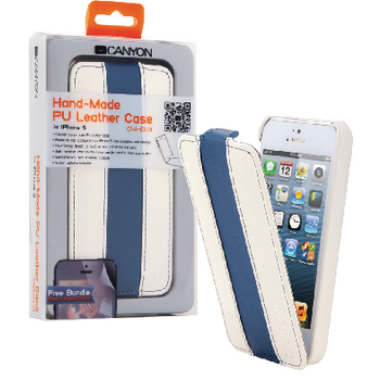 CNA-I5L01WB Tablet flip-case apple iphone 5s wit/blauw