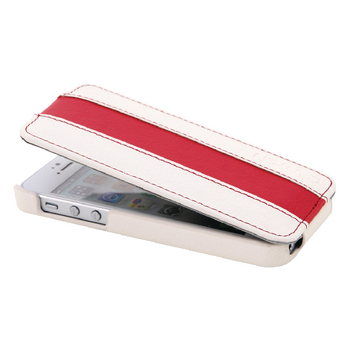 CNA-I5L01WR Tablet flip-case apple iphone 5s wit/rood In gebruik foto