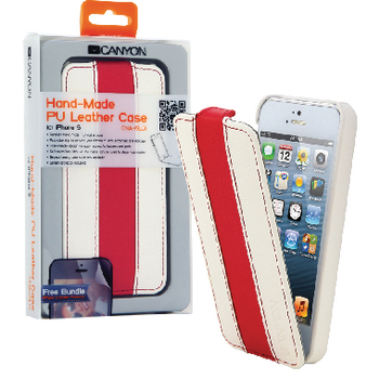 CNA-I5L01WR Tablet flip-case apple iphone 5s wit/rood