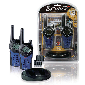 COBRA-MT975C Pmr 12 km range 8-kanaals zwart/blauw