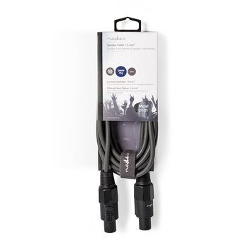 COTH16000GY30 Speaker-kabel | 48 x 0.20 mm | koper | 3.00 m | rond | pvc | donkergrijs | kartonnen sleeve  foto