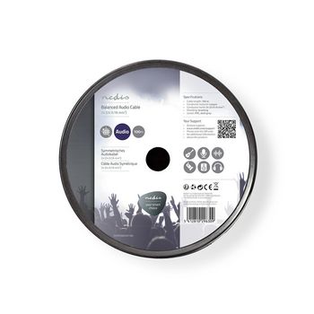 COTR15001GY100 Audiokabel | 4 x 0.16 mm² | koper | 100.0 m | rond | pvc | donkergrijs | rol Verpakking foto