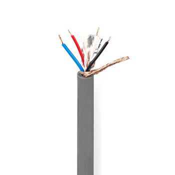 COTR15020GY100 Dmx-kabel | 110 ohm | 10 x 0.10 mm | 100.0 m | rond | pvc | donkergrijs | rol