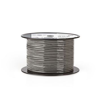 COTR15020GY100 Dmx-kabel | 110 ohm | 10 x 0.10 mm | 100.0 m | rond | pvc | donkergrijs | rol  foto
