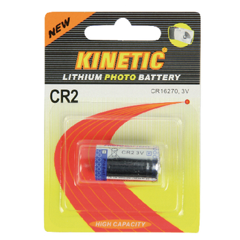 CR2 Lithium batterij cr2 3 v 1-blister Verpakking foto
