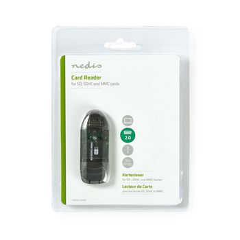 CRDRU2100BK Kaartlezer | mmc / sd / sdhc / sdxc | usb 2.0 Verpakking foto