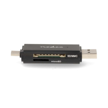 CRDRU2110BK Kaartlezer | microsd (tf) / microsdhc (tf) / microsdxc (tf) / sd / sdhc / sdxc | usb 2.0 Product foto