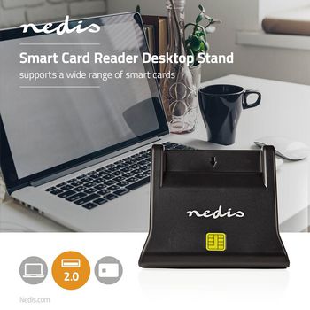 CRDRU2SM3BK Kaartlezer | smart card (id) | usb 2.0 Product foto